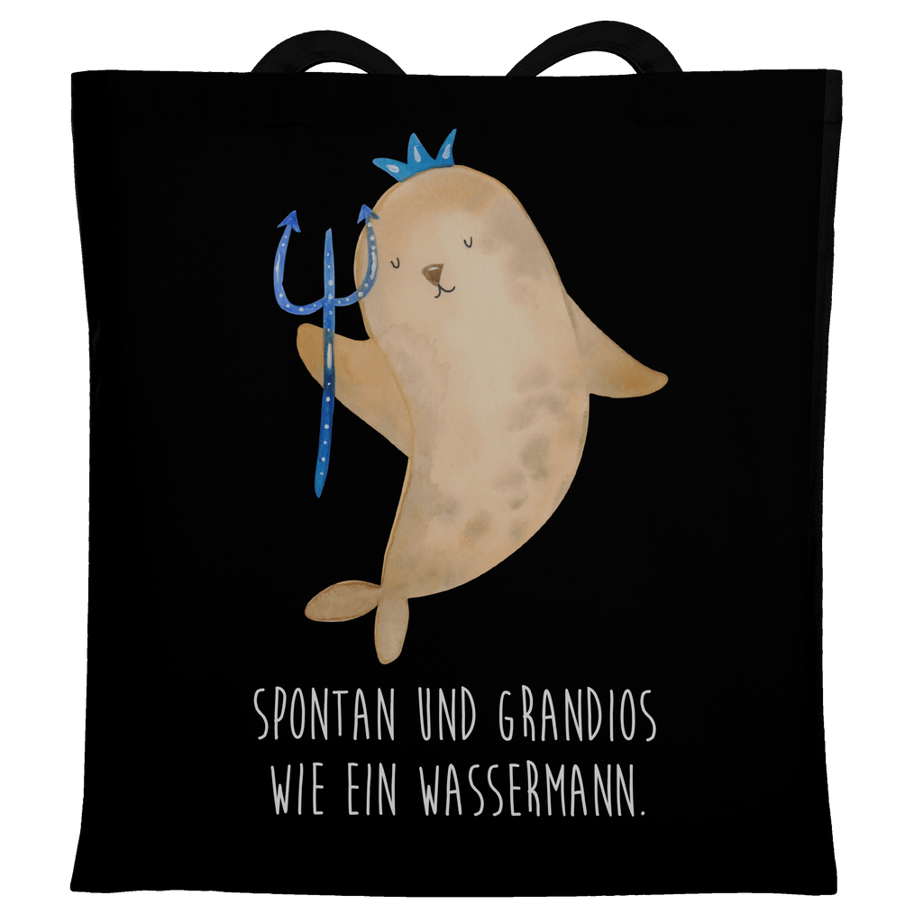 Tragetasche Sternzeichen Wassermann Beuteltasche, Beutel, Einkaufstasche, Jutebeutel, Stoffbeutel, Tierkreiszeichen, Sternzeichen, Horoskop, Astrologie, Aszendent, Meermann, Nix, Wassermann Geschenk, Wassermann Sternzeichen, Geschenk Januar, Geschenk Februar, Geburtstag Januar, Geburtstag Februar, Meer Geschenk