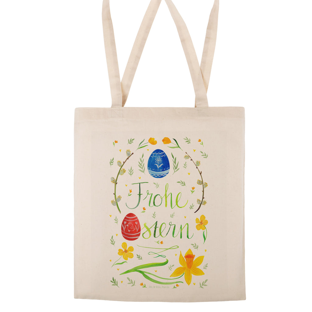 Tragetasche Frohe Ostern Beuteltasche, Beutel, Einkaufstasche, Jutebeutel, Stoffbeutel, Ostern, Osterhase, Ostergeschenke, Osternest, Osterdeko, Geschenk zu Ostern, Frohe Ostern, Ostergrüße, Osterblume, Osterei, bemalte Ostereier, Weidenkätzchen. Lettering