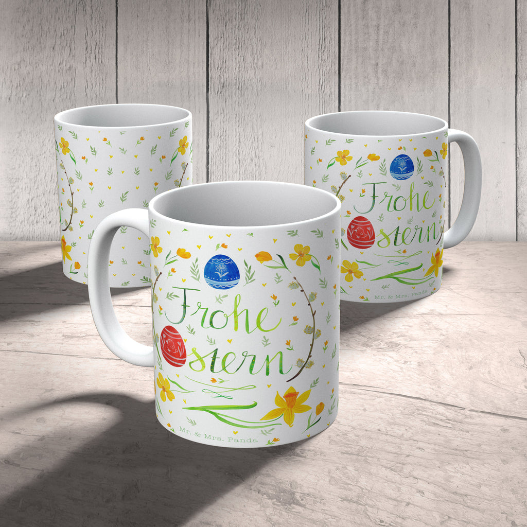 Tasse Frohe Ostern Ostern, Frohe Ostern, Ostergrüße, Osterblume, Osterei, bemalte Ostereier, Weidenkätzchen. Lettering Becher, Kaffeetasse, Kaffeebecher, Tee, Frühstück, Büro  Ostern, Osterhase, Ostergeschenke, Osternest, Osterdeko, Geschenk zu Ostern