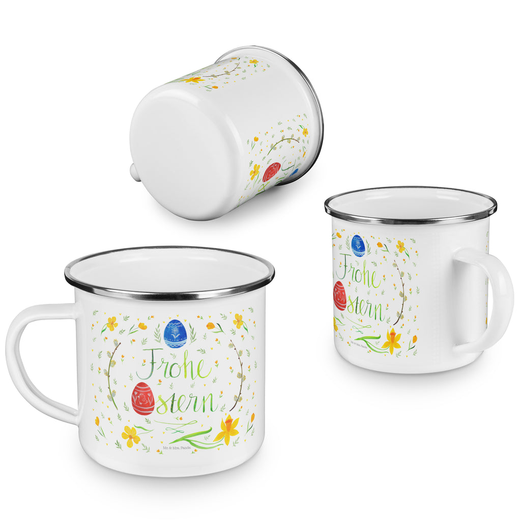 Camping Emaille Tasse Frohe Ostern Campingtasse, Trinkbecher, Metalltasse, Outdoor Tasse, Emaille Trinkbecher, Blechtasse Outdoor, Emaille Campingbecher, Edelstahl Trinkbecher, Metalltasse für Camping, Kaffee Blechtasse, Camping Tasse Metall, Ostern, Osterhase, Ostergeschenke, Osternest, Osterdeko, Geschenk zu Ostern, Frohe Ostern, Ostergrüße, Osterblume, Osterei, bemalte Ostereier, Weidenkätzchen. Lettering