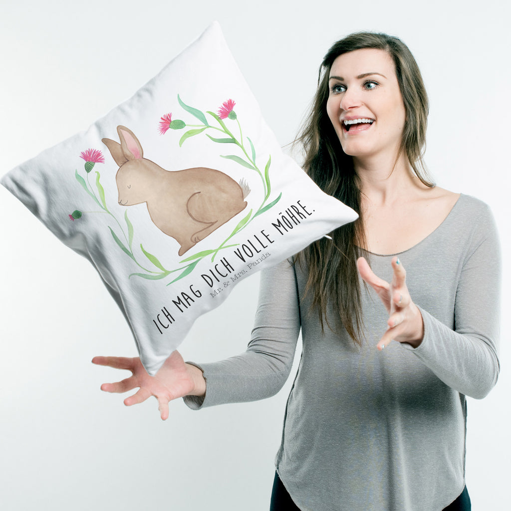 40x40 Kissen Hase sitzend Kissenhülle, Kopfkissen, Sofakissen, Dekokissen, Motivkissen, Ostern, Osterhase, Ostergeschenke, Osternest, Osterdeko, Geschenk zu Ostern, Frohe Ostern, Ostergrüße, Osterblume, Liebe, Grüße, Hase, Kaninchen