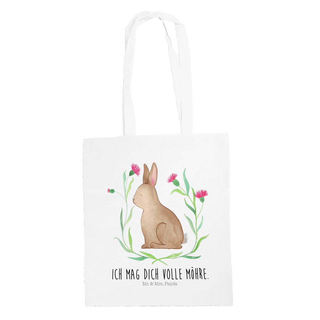 Tragetasche Hase sitzend Beuteltasche, Beutel, Einkaufstasche, Jutebeutel, Stoffbeutel, Ostern, Osterhase, Ostergeschenke, Osternest, Osterdeko, Geschenk zu Ostern, Frohe Ostern, Ostergrüße, Osterblume, Liebe, Grüße, Hase, Kaninchen