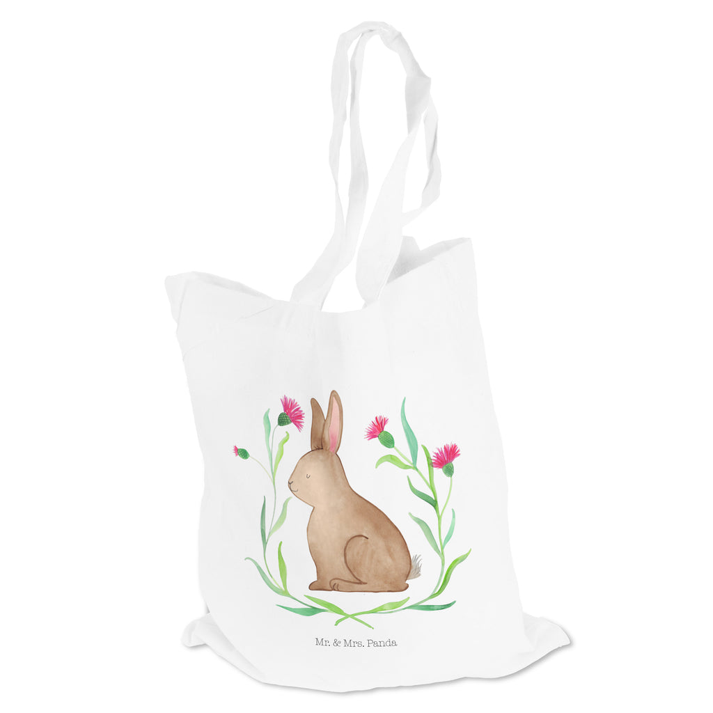 Tragetasche Hase sitzend Beuteltasche, Beutel, Einkaufstasche, Jutebeutel, Stoffbeutel, Ostern, Osterhase, Ostergeschenke, Osternest, Osterdeko, Geschenk zu Ostern, Frohe Ostern, Ostergrüße, Osterblume, Liebe, Grüße, Hase, Kaninchen