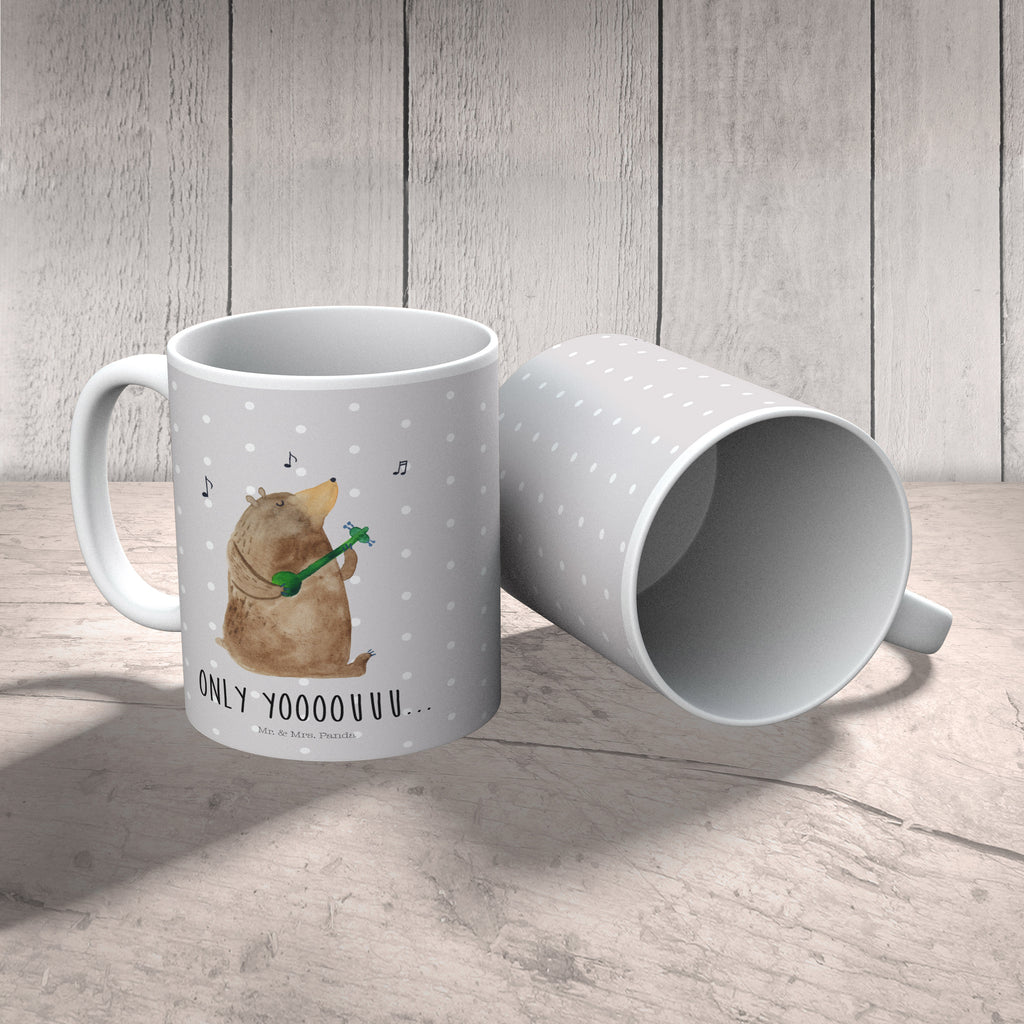 Kindertasse Bär Gitarre Kunststoff Tasse, Kindergarten, Tasse, Trinkbecher, Camping Becher, Kaffeetasse, Kunststoffbecher, Kindergartenbecher, Outdoorgeschirr, Kunststoffgeschirr, Reisebecher, Reisetasse, Kinderbecher, Bär, Teddy, Teddybär