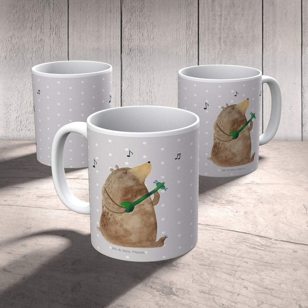 Kindertasse Bär Gitarre Kunststoff Tasse, Kindergarten, Tasse, Trinkbecher, Camping Becher, Kaffeetasse, Kunststoffbecher, Kindergartenbecher, Outdoorgeschirr, Kunststoffgeschirr, Reisebecher, Reisetasse, Kinderbecher, Bär, Teddy, Teddybär