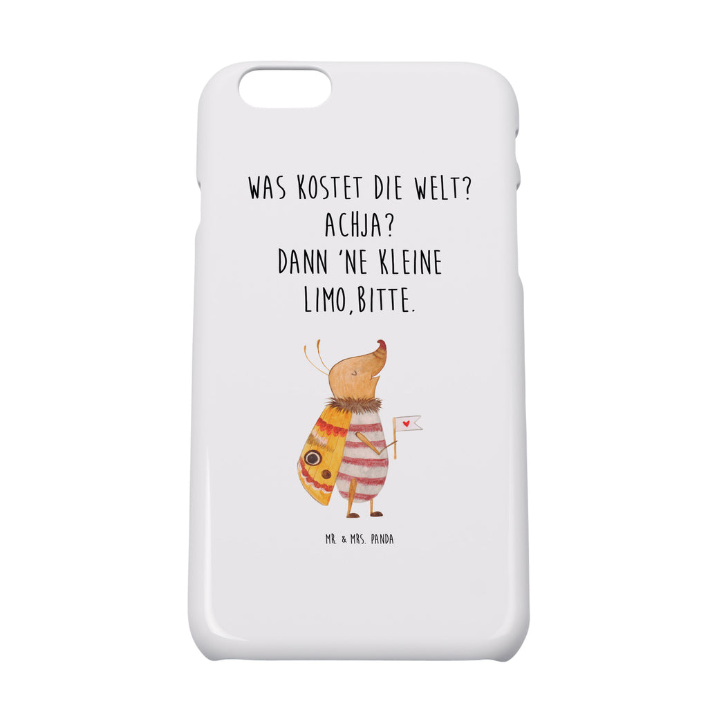 Iphone 7 / 7S Handyhülle Nachtfalter mit Fähnchen Handyhülle, Handycover, Cover, Handy, Hülle, Iphone 7, Iphone 7S, süße Tiermotive, gute Laune, lustige Sprüche, Tiere, Nachtfalter, Käfer, Spruch lustig, Spruch witzig, süß, niedlich, Küche Deko, Was kostet die Welt