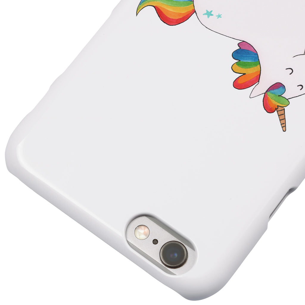 Iphone 6 / 6S Handyhülle Einhorn Happy Handyhülle, Handycover, Cover, Handy, Hülle, Iphone 6, Iphone 6s, Einhorn, Einhörner, Einhorn Deko, Pegasus, Unicorn, glücklich, fröhlich, Spaß, Freude, Lebensfreude, witzig, spannend, Lächeln, Lachen