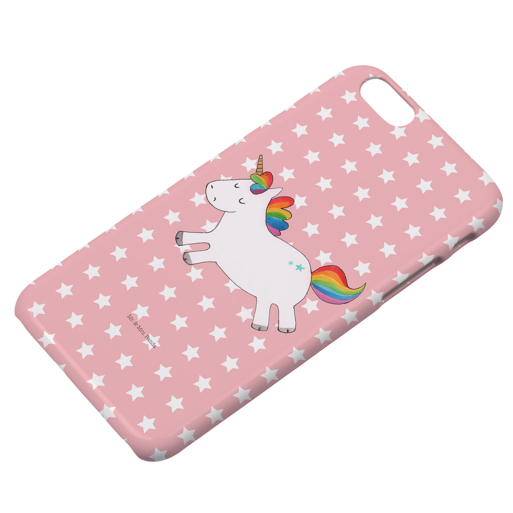 Iphone 6 / 6S Handyhülle Einhorn Happy Handyhülle, Handycover, Cover, Handy, Hülle, Iphone 6, Iphone 6s, Einhorn, Einhörner, Einhorn Deko, Pegasus, Unicorn, glücklich, fröhlich, Spaß, Freude, Lebensfreude, witzig, spannend, Lächeln, Lachen