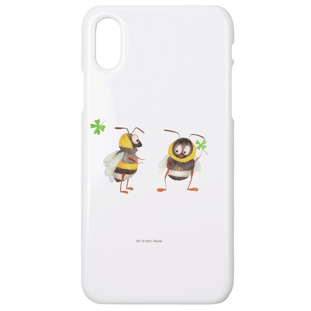 Iphone 10 Handyhülle Hummeln mit Kleeblatt Handyhülle, Handycover, Cover, Handy, Hülle, Iphone 10, Iphone X, süße Tiermotive, gute Laune, lustige Sprüche, Tiere, Hummel, Biene, Spruch positiv, Biene Deko, Spruch schön, glücklich sein, glücklich werden, Spruch fröhlich