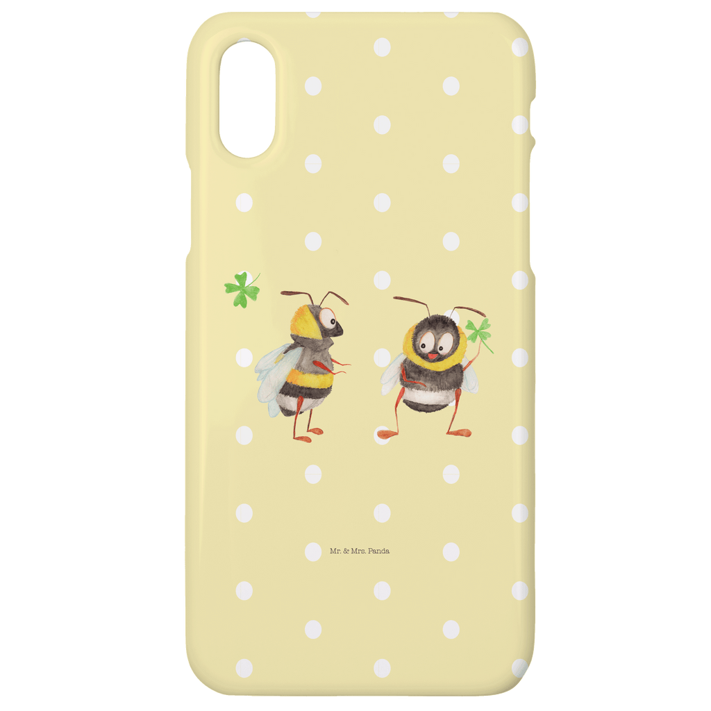 Iphone 10 Handyhülle Hummeln mit Kleeblatt Handyhülle, Handycover, Cover, Handy, Hülle, Iphone 10, Iphone X, süße Tiermotive, gute Laune, lustige Sprüche, Tiere, Hummel, Biene, Spruch positiv, Biene Deko, Spruch schön, glücklich sein, glücklich werden, Spruch fröhlich