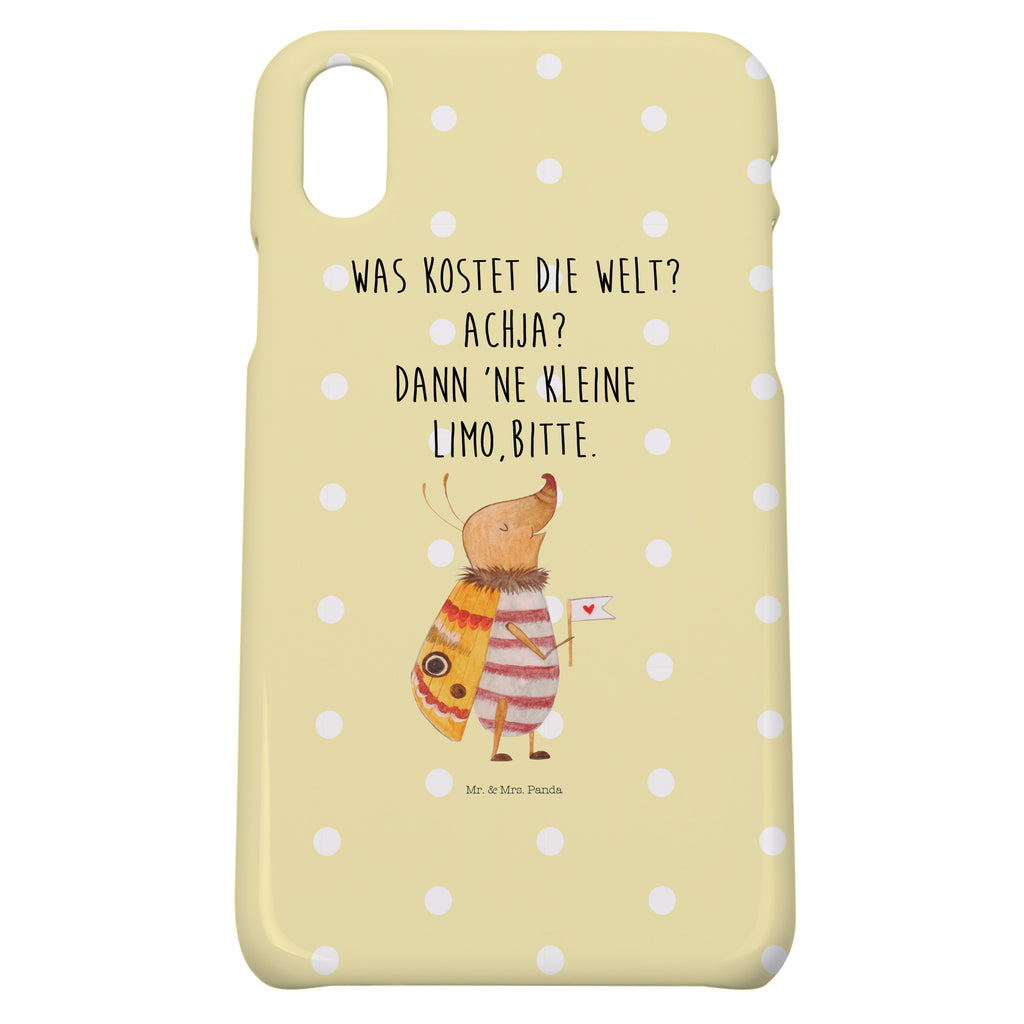 Iphone 10 Handyhülle Nachtfalter mit Fähnchen Handyhülle, Handycover, Cover, Handy, Hülle, Iphone 10, Iphone X, süße Tiermotive, gute Laune, lustige Sprüche, Tiere, Nachtfalter, Käfer, Spruch lustig, Spruch witzig, süß, niedlich, Küche Deko, Was kostet die Welt