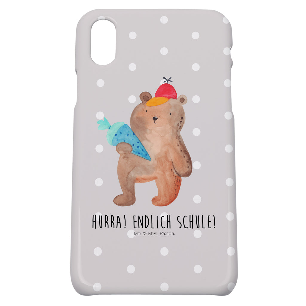 Iphone 10 Handyhülle Bär mit Schultüte Handyhülle, Handycover, Cover, Handy, Hülle, Iphone 10, Iphone X, Bär, Teddy, Teddybär, Bär Motiv, Schultüte, Erster Schultag Geschenk, Einschulung Geschenk, Schule Geschenk, Grundschule, Schulanfang, Schulbeginn