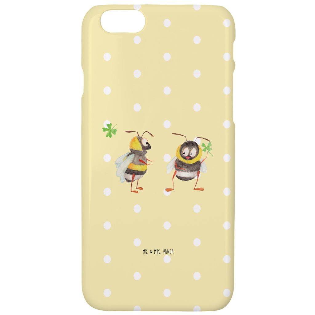 Iphone 8 Handyhülle Hummeln mit Kleeblatt Handyhülle, Handycover, Cover, Handy, Hülle, Iphone 8, Iphone 8S, süße Tiermotive, gute Laune, lustige Sprüche, Tiere, Hummel, Biene, Spruch positiv, Biene Deko, Spruch schön, glücklich sein, glücklich werden, Spruch fröhlich