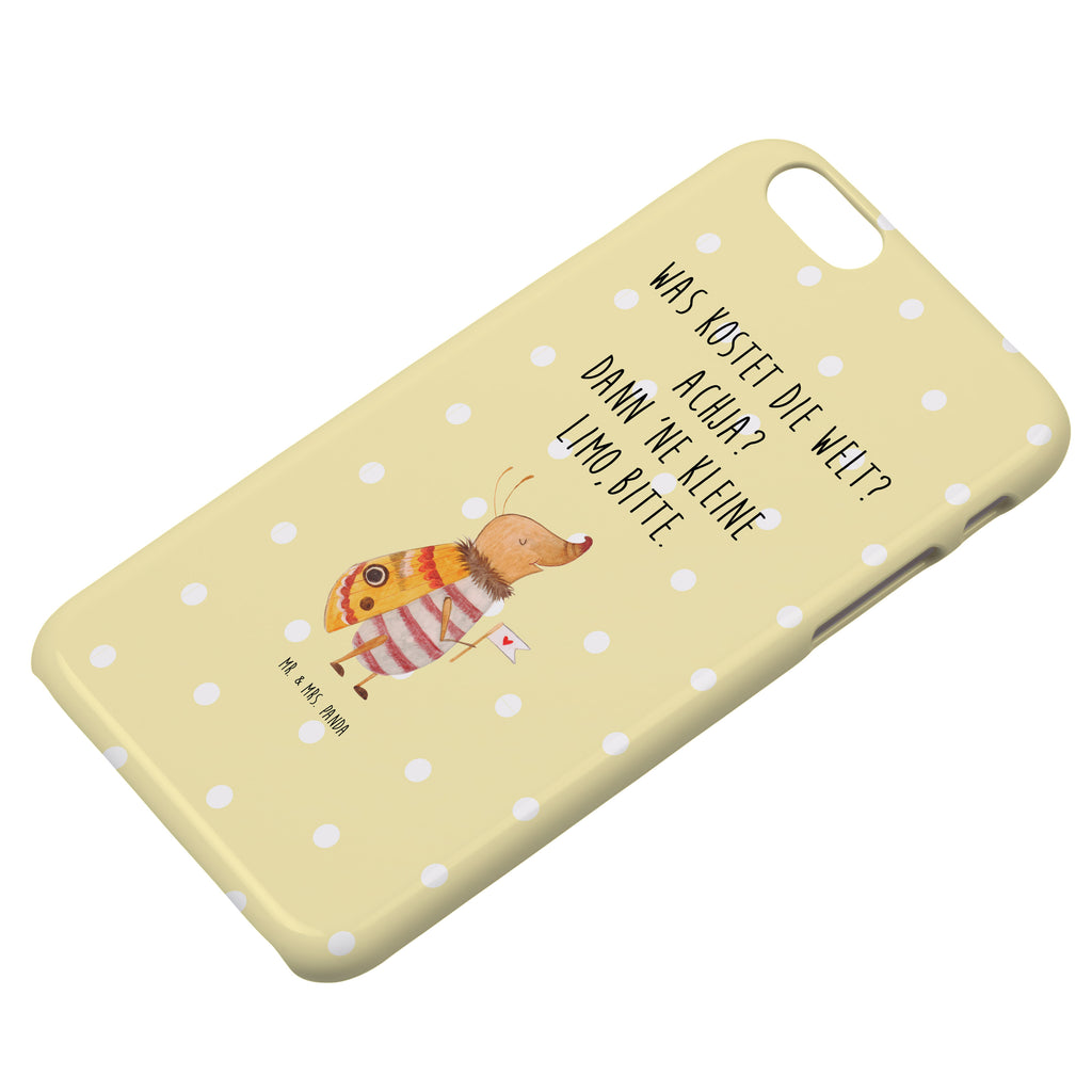 Iphone 8 Handyhülle Nachtfalter mit Fähnchen Handyhülle, Handycover, Cover, Handy, Hülle, Iphone 8, Iphone 8S, süße Tiermotive, gute Laune, lustige Sprüche, Tiere, Nachtfalter, Käfer, Spruch lustig, Spruch witzig, süß, niedlich, Küche Deko, Was kostet die Welt