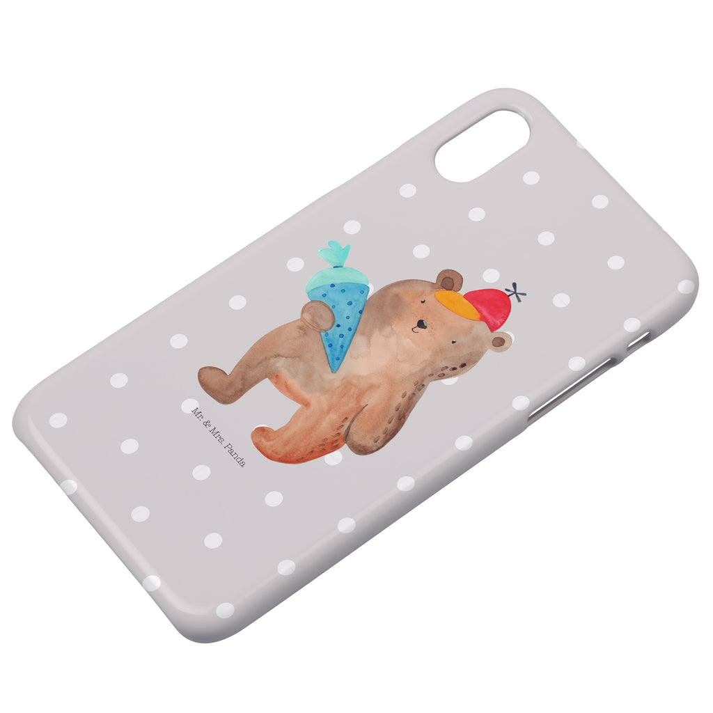 Iphone 10 Handyhülle Bär mit Schultüte Handyhülle, Handycover, Cover, Handy, Hülle, Iphone 10, Iphone X, Bär, Teddy, Teddybär, Bär Motiv, Schultüte, Erster Schultag Geschenk, Einschulung Geschenk, Schule Geschenk, Grundschule, Schulanfang, Schulbeginn