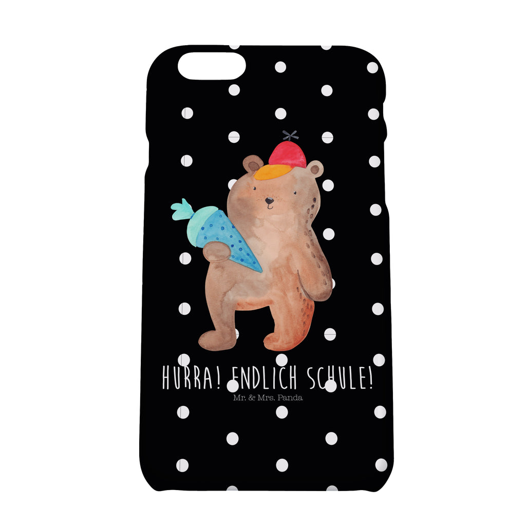 Iphone 8 Handyhülle Bär mit Schultüte Handyhülle, Handycover, Cover, Handy, Hülle, Iphone 8, Iphone 8S, Bär, Teddy, Teddybär, Bär Motiv, Schultüte, Erster Schultag Geschenk, Einschulung Geschenk, Schule Geschenk, Grundschule, Schulanfang, Schulbeginn