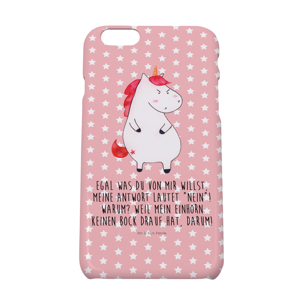 Iphone 6 / 6S Handyhülle Einhorn wütend Handyhülle, Handycover, Cover, Handy, Hülle, Iphone 6, Iphone 6s, Einhorn, Einhörner, Einhorn Deko, Pegasus, Unicorn, Realität, Ansage, lustlos, nein, Büro, Arbeit, wütend, dumme Fragen, lustig, Spaß, Geschenk