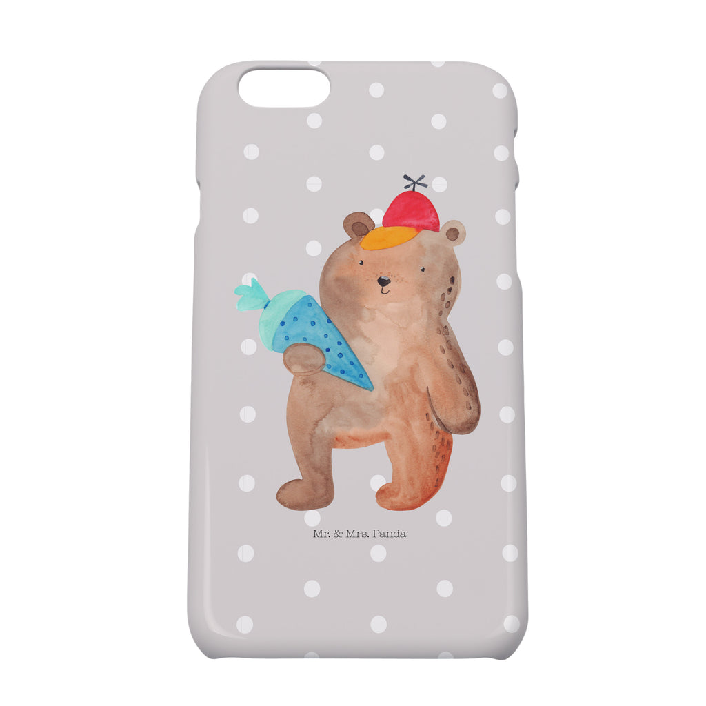 Iphone 8 Handyhülle Bär mit Schultüte Handyhülle, Handycover, Cover, Handy, Hülle, Iphone 8, Iphone 8S, Bär, Teddy, Teddybär, Bär Motiv, Schultüte, Erster Schultag Geschenk, Einschulung Geschenk, Schule Geschenk, Grundschule, Schulanfang, Schulbeginn