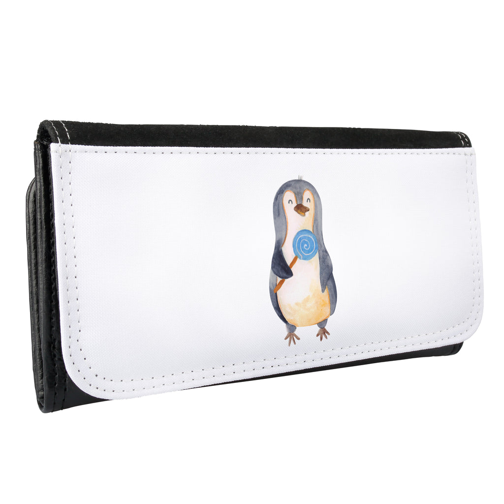 Damen Portemonnaie Pinguin Lolli Portemonnaie, Portemonee, Geldbörse, Damen, Groß, XXL, Geldbeutel, Portemonnaies, Pinguin, Pinguine, Lolli, Süßigkeiten, Blödsinn, Spruch, Rebell, Gauner, Ganove, Rabauke
