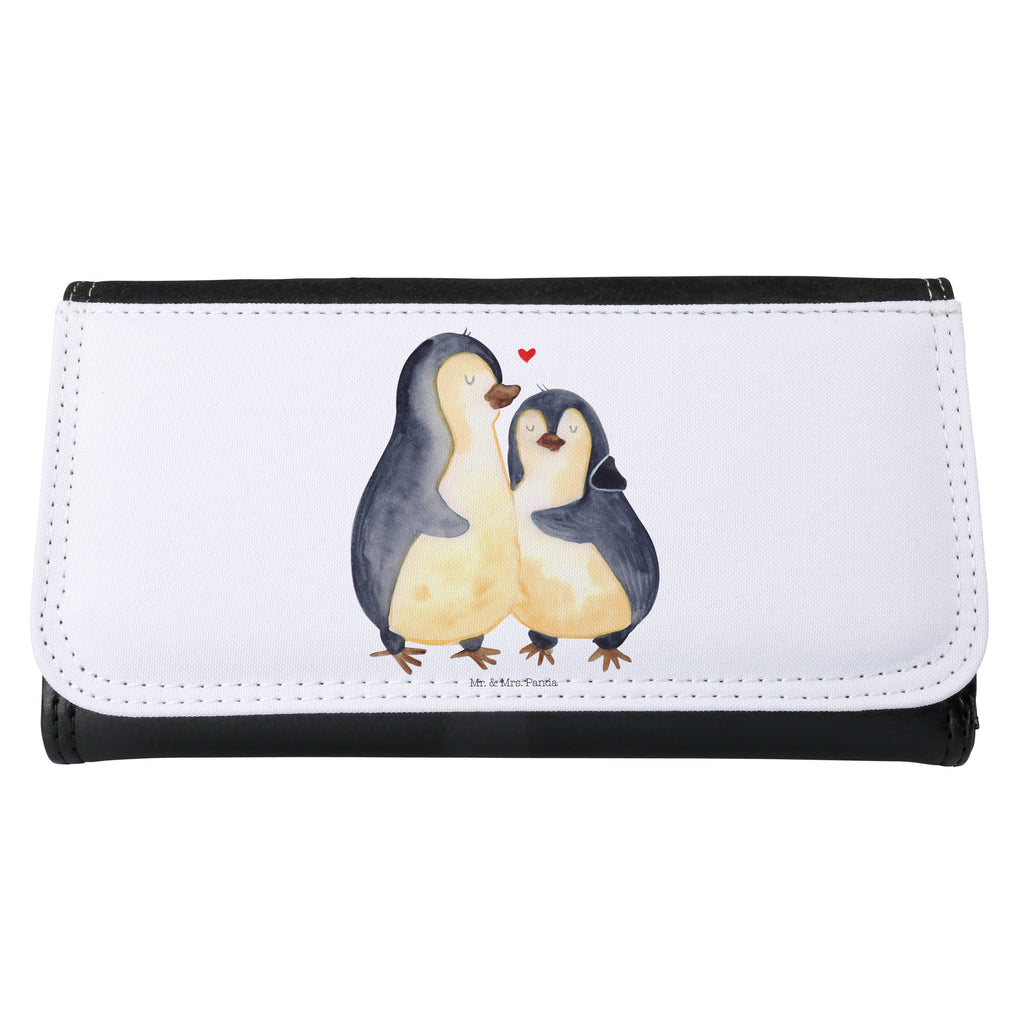 Damen Portemonnaie Pinguin umarmend Portemonnaie, Portemonee, Geldbörse, Damen, Groß, XXL, Geldbeutel, Portemonnaies, Pinguin, Liebe, Liebespaar, Liebesbeweis, Liebesgeschenk, Verlobung, Jahrestag, Hochzeitstag, Hochzeit, Hochzeitsgeschenk