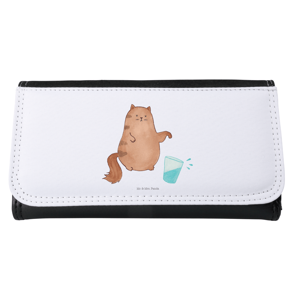 Damen Portemonnaie Katze Wasserglas Portemonnaie, Portemonee, Geldbörse, Damen, Groß, XXL, Geldbeutel, Portemonnaies, Katze, Katzenmotiv, Katzenfan, Katzendeko, Katzenfreund, Katzenliebhaber, Katzenprodukte, Katzenartikel, Katzenaccessoires, Katzensouvenirs, Katzenliebhaberprodukte, Katzenmotive, Katzen, Kater, Mietze, Cat, Cats, Katzenhalter, Katzenbesitzerin, Haustier, Wasser, Glas