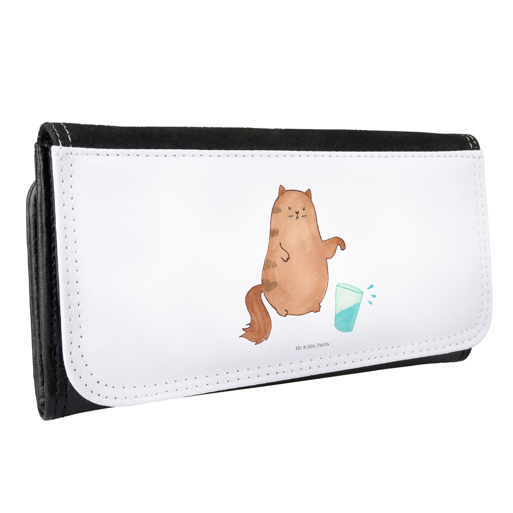 Damen Portemonnaie Katze Wasserglas Portemonnaie, Portemonee, Geldbörse, Damen, Groß, XXL, Geldbeutel, Portemonnaies, Katze, Katzenmotiv, Katzenfan, Katzendeko, Katzenfreund, Katzenliebhaber, Katzenprodukte, Katzenartikel, Katzenaccessoires, Katzensouvenirs, Katzenliebhaberprodukte, Katzenmotive, Katzen, Kater, Mietze, Cat, Cats, Katzenhalter, Katzenbesitzerin, Haustier, Wasser, Glas