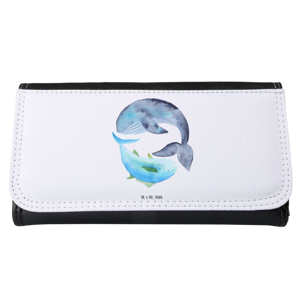 Damen Portemonnaie Walfisch & Thunfisch Portemonnaie, Portemonee, Geldbörse, Damen, Groß, XXL, Geldbeutel, Portemonnaies, Tiermotive, Gute Laune, lustige Sprüche, Tiere, Wal, Wahl, Tunfisch, Wortwitz lustig, Spruch lustig, Flachwitz, Witz, Spruch des Tages, Flachwitz Geschenk