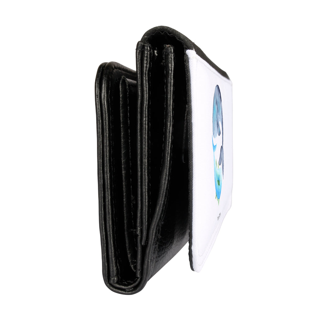 Damen Portemonnaie Walfisch & Thunfisch Portemonnaie, Portemonee, Geldbörse, Damen, Groß, XXL, Geldbeutel, Portemonnaies, Tiermotive, Gute Laune, lustige Sprüche, Tiere, Wal, Wahl, Tunfisch, Wortwitz lustig, Spruch lustig, Flachwitz, Witz, Spruch des Tages, Flachwitz Geschenk