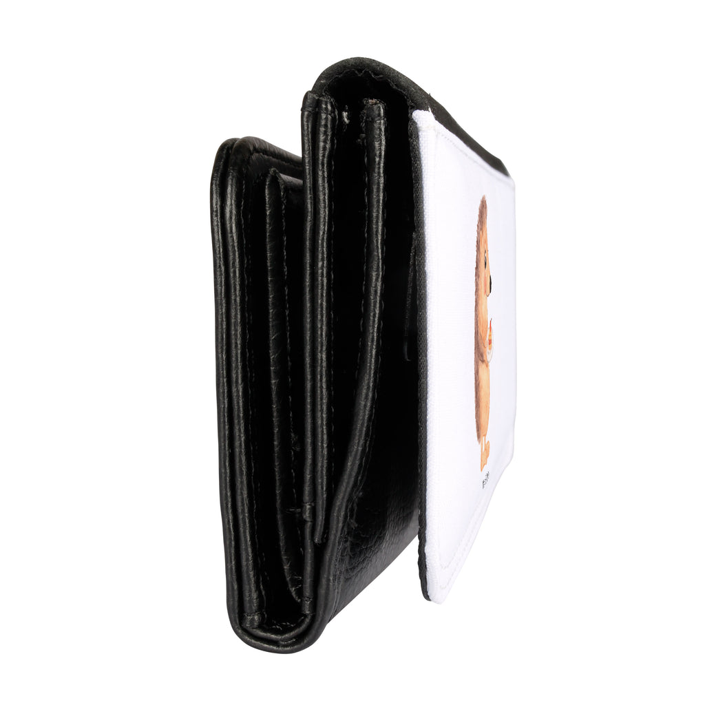 Damen Portemonnaie Igel mit Kuchenstück Portemonnaie, Portemonee, Geldbörse, Damen, Groß, XXL, Geldbeutel, Portemonnaies, Tiermotive, Gute Laune, lustige Sprüche, Tiere, Igel, Essen Spruch, Kuchen, Backen Geschenk, Kuchen backen, Einladung Party, Geburtstagskuchen, Torte