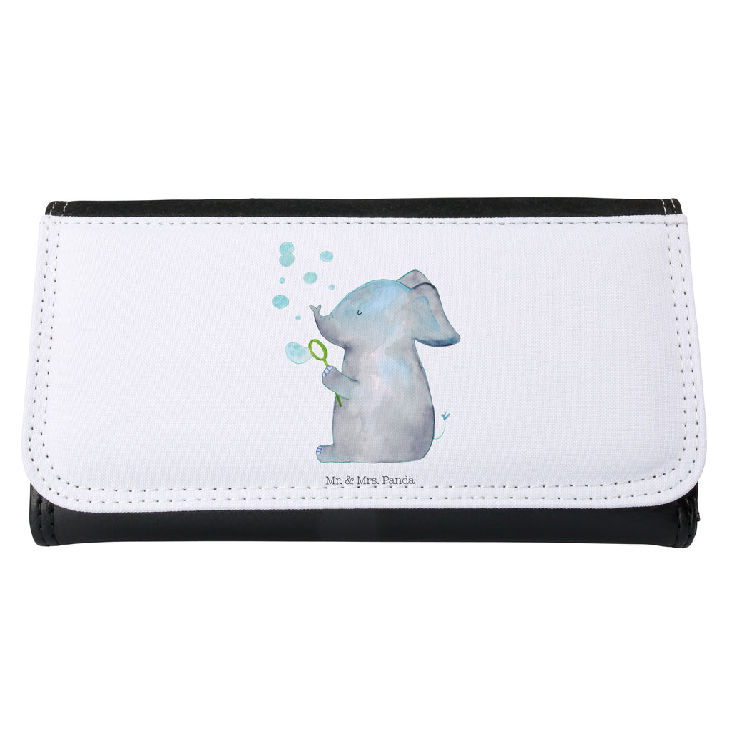 Damen Portemonnaie Elefant Seifenblasen Portemonnaie, Portemonee, Geldbörse, Damen, Groß, XXL, Geldbeutel, Portemonnaies, Tiermotive, Gute Laune, lustige Sprüche, Tiere, Elefant, Elefanten, Dickhäter, Rüsseltier, Seifenblasen, Liebe, Heimat, Gefühl. Daheim, Liebesbeweis, Liebesspruch