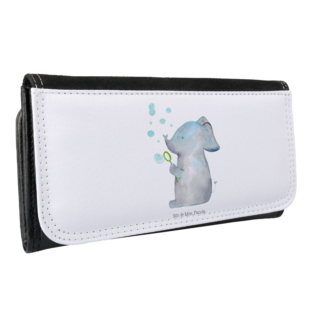 Damen Portemonnaie Elefant Seifenblasen Portemonnaie, Portemonee, Geldbörse, Damen, Groß, XXL, Geldbeutel, Portemonnaies, Tiermotive, Gute Laune, lustige Sprüche, Tiere, Elefant, Elefanten, Dickhäter, Rüsseltier, Seifenblasen, Liebe, Heimat, Gefühl. Daheim, Liebesbeweis, Liebesspruch
