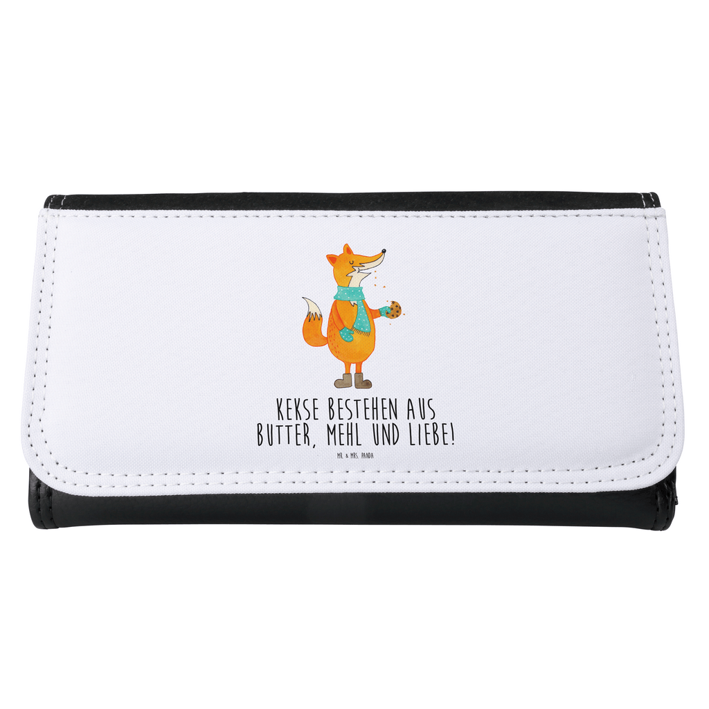 Damen Portemonnaie Fuchs Keks Portemonnaie, Portemonee, Geldbörse, Damen, Groß, XXL, Geldbeutel, Portemonnaies, Fuchs, Füchse, Backen Spruch, Kekse, Winter, Weihnachtszeit, Plätzchen, Liebe, Küche Deko