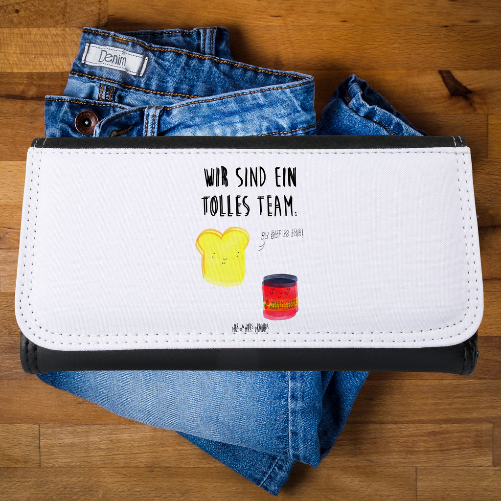 Damen Portemonnaie Toast & Marmelade Portemonnaie, Portemonee, Geldbörse, Damen, Groß, XXL, Geldbeutel, Portemonnaies, Tiermotive, Gute Laune, lustige Sprüche, Tiere, Toast, Marmelade, Dreamteam, süße Postkarte, süß, Küche Deko, Küche Spruch, Frühstück Einladung, Brot, Toastbrot