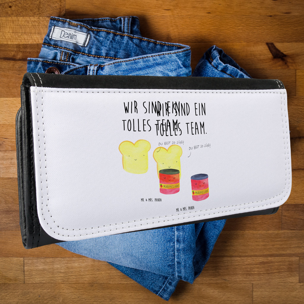 Damen Portemonnaie Toast & Marmelade Portemonnaie, Portemonee, Geldbörse, Damen, Groß, XXL, Geldbeutel, Portemonnaies, Tiermotive, Gute Laune, lustige Sprüche, Tiere, Toast, Marmelade, Dreamteam, süße Postkarte, süß, Küche Deko, Küche Spruch, Frühstück Einladung, Brot, Toastbrot