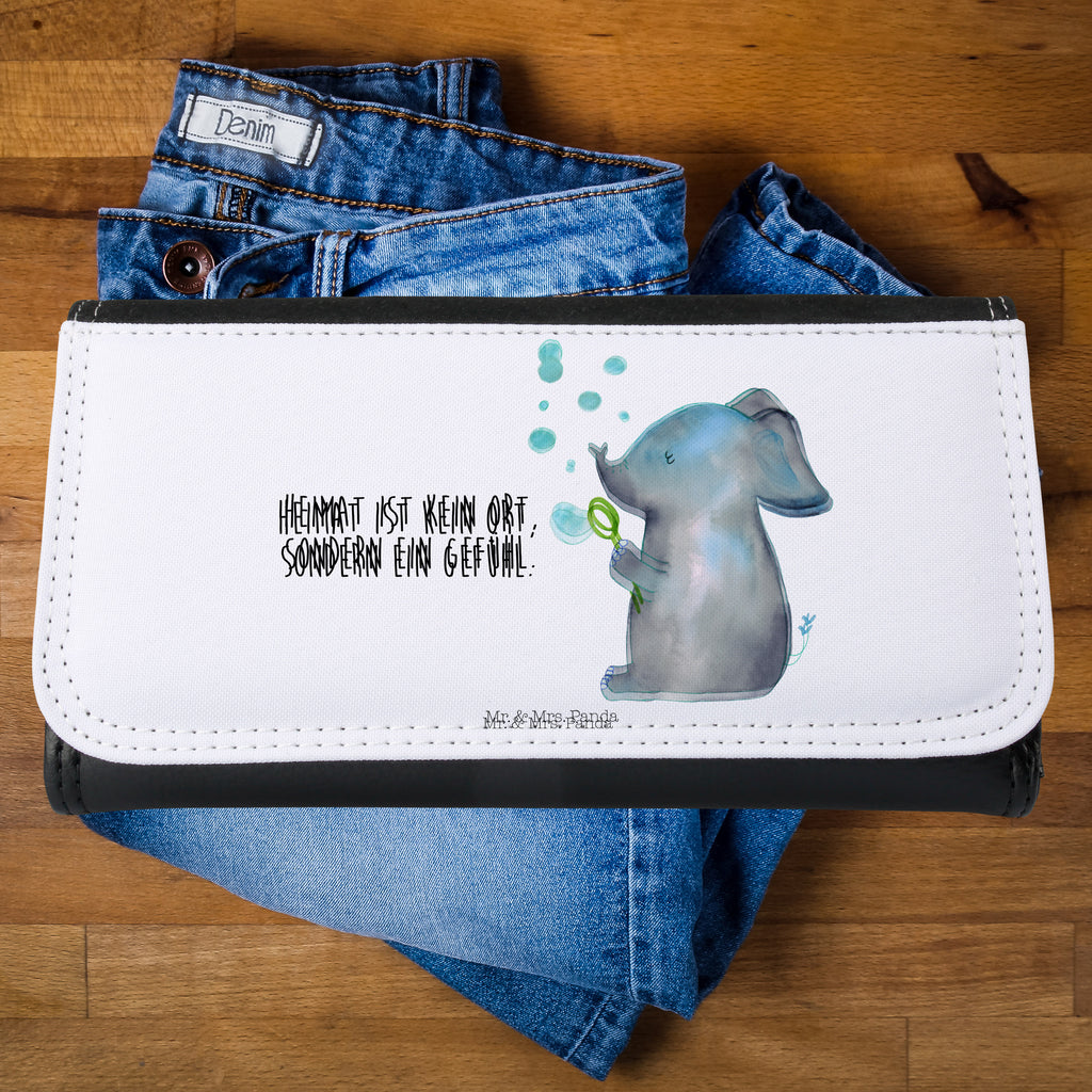 Damen Portemonnaie Elefant Seifenblasen Portemonnaie, Portemonee, Geldbörse, Damen, Groß, XXL, Geldbeutel, Portemonnaies, Tiermotive, Gute Laune, lustige Sprüche, Tiere, Elefant, Elefanten, Dickhäter, Rüsseltier, Seifenblasen, Liebe, Heimat, Gefühl. Daheim, Liebesbeweis, Liebesspruch