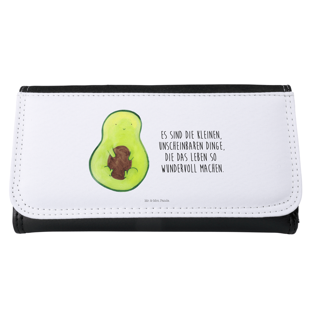 Damen Portemonnaie Avocado mit Kern Portemonnaie, Portemonee, Geldbörse, Damen, Groß, XXL, Geldbeutel, Portemonnaies, Avocado, Veggie, Vegan, Gesund, Avokado, Avocadokern, Kern, Pflanze, Spruch Leben
