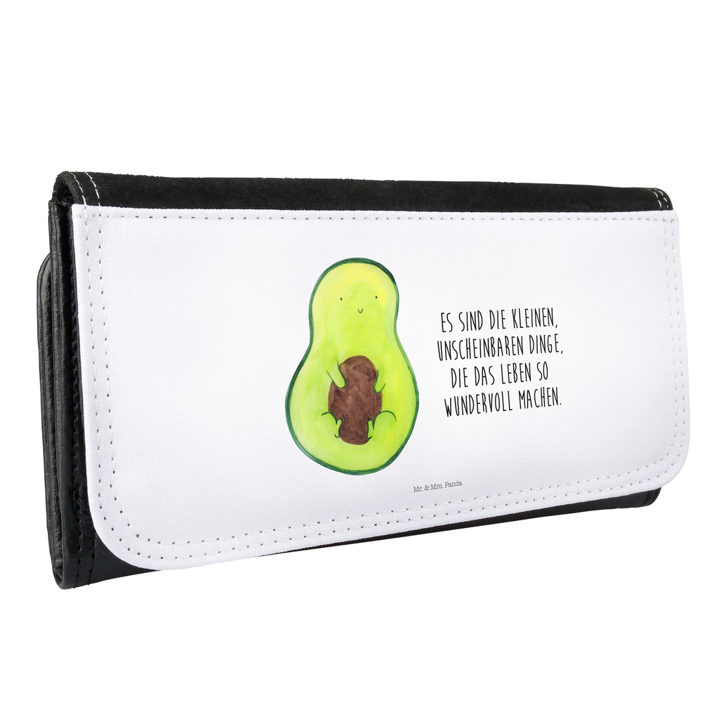 Damen Portemonnaie Avocado mit Kern Portemonnaie, Portemonee, Geldbörse, Damen, Groß, XXL, Geldbeutel, Portemonnaies, Avocado, Veggie, Vegan, Gesund, Avokado, Avocadokern, Kern, Pflanze, Spruch Leben