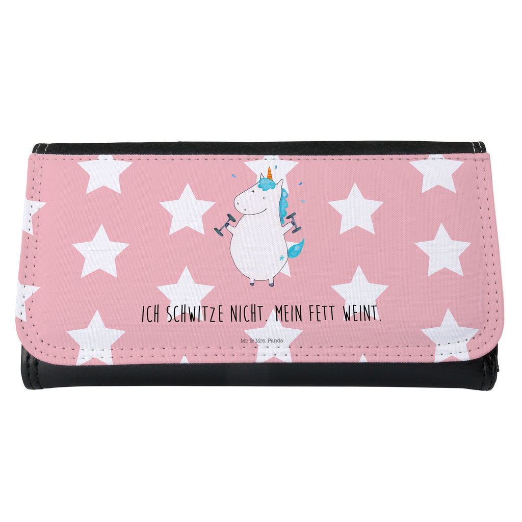Damen Portemonnaie Einhorn Fitness Portemonnaie, Portemonee, Geldbörse, Damen, Groß, XXL, Geldbeutel, Portemonnaies, Einhorn, Einhörner, Einhorn Deko, Pegasus, Unicorn, Gym, Fitness, Fitnessstudio, Diät, Abnehmen, Sport, Pumpen, Geräte, Sixpack