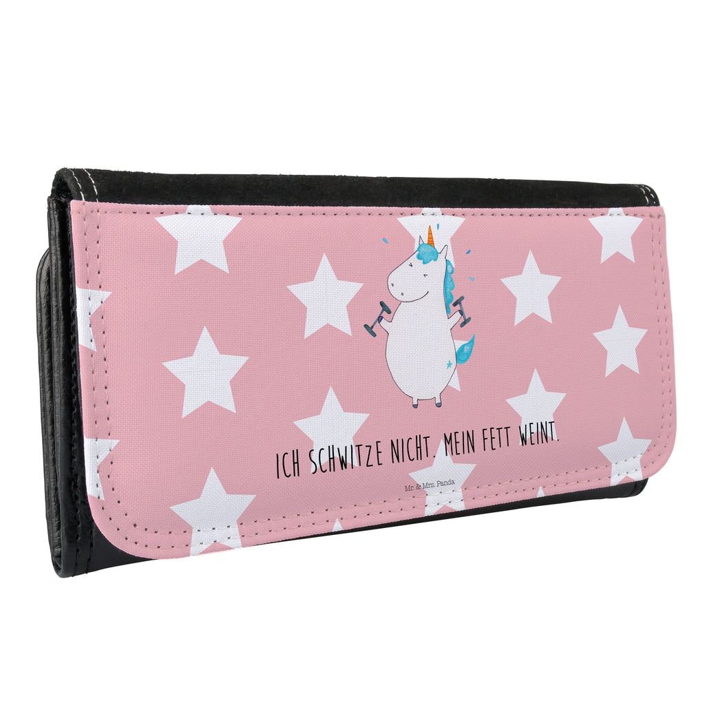 Damen Portemonnaie Einhorn Fitness Portemonnaie, Portemonee, Geldbörse, Damen, Groß, XXL, Geldbeutel, Portemonnaies, Einhorn, Einhörner, Einhorn Deko, Pegasus, Unicorn, Gym, Fitness, Fitnessstudio, Diät, Abnehmen, Sport, Pumpen, Geräte, Sixpack