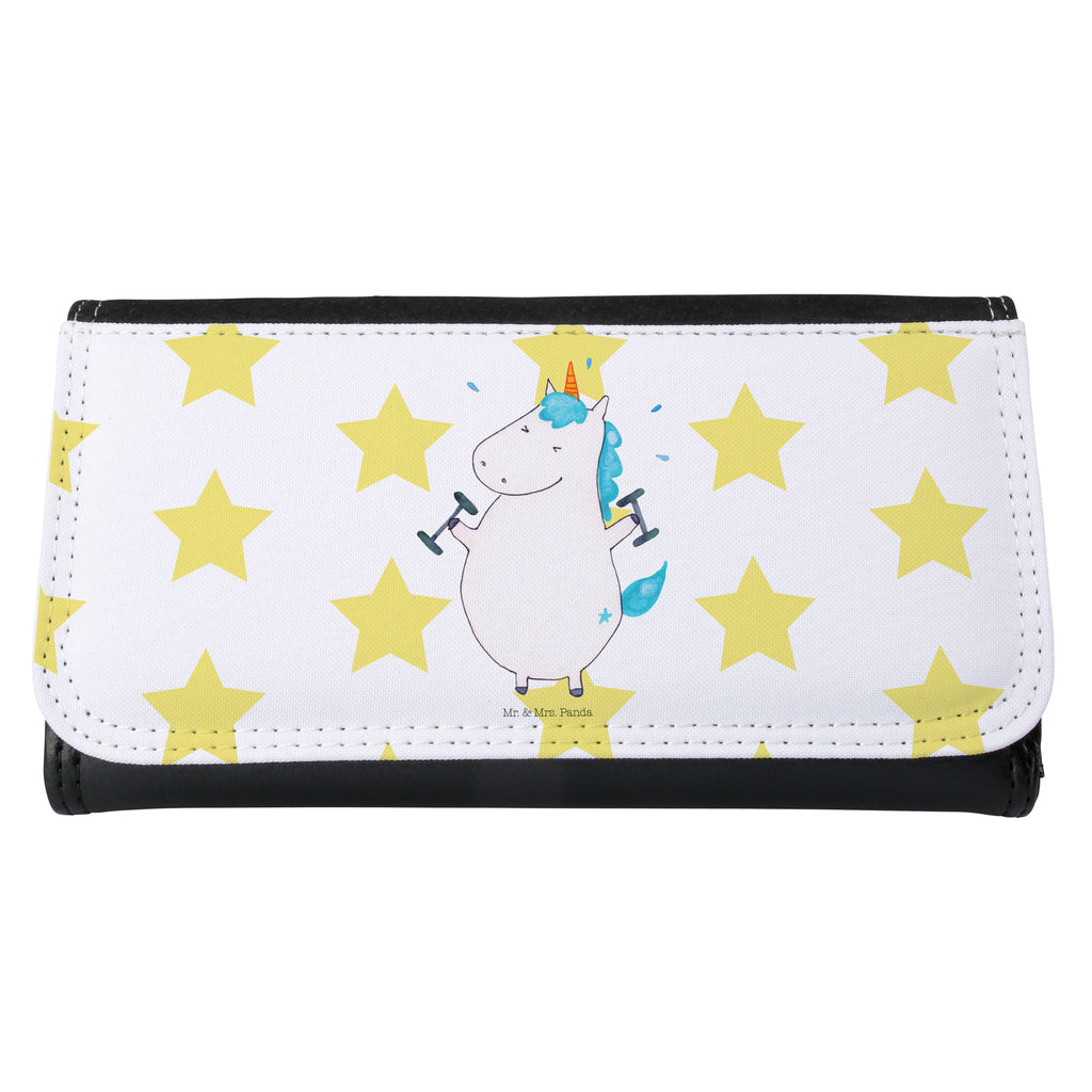 Damen Portemonnaie Einhorn Fitness Portemonnaie, Portemonee, Geldbörse, Damen, Groß, XXL, Geldbeutel, Portemonnaies, Einhorn, Einhörner, Einhorn Deko, Pegasus, Unicorn, Gym, Fitness, Fitnessstudio, Diät, Abnehmen, Sport, Pumpen, Geräte, Sixpack