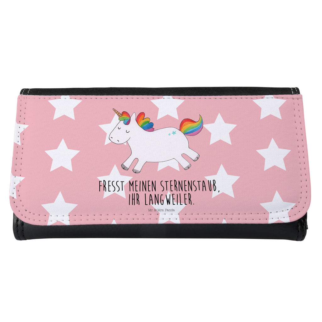 Damen Portemonnaie Einhorn Happy Portemonnaie, Portemonee, Geldbörse, Damen, Groß, XXL, Geldbeutel, Portemonnaies, Einhorn, Einhörner, Einhorn Deko, Pegasus, Unicorn, glücklich, fröhlich, Spaß, Freude, Lebensfreude, witzig, spannend, Lächeln, Lachen