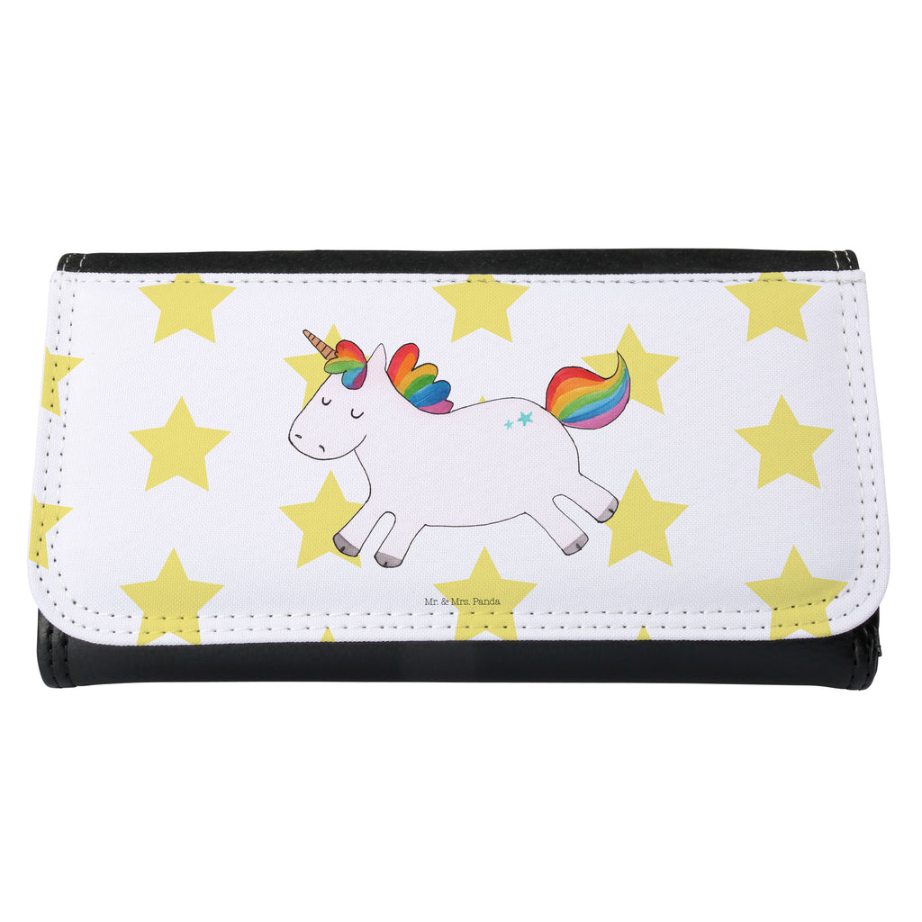 Damen Portemonnaie Einhorn Happy Portemonnaie, Portemonee, Geldbörse, Damen, Groß, XXL, Geldbeutel, Portemonnaies, Einhorn, Einhörner, Einhorn Deko, Pegasus, Unicorn, glücklich, fröhlich, Spaß, Freude, Lebensfreude, witzig, spannend, Lächeln, Lachen