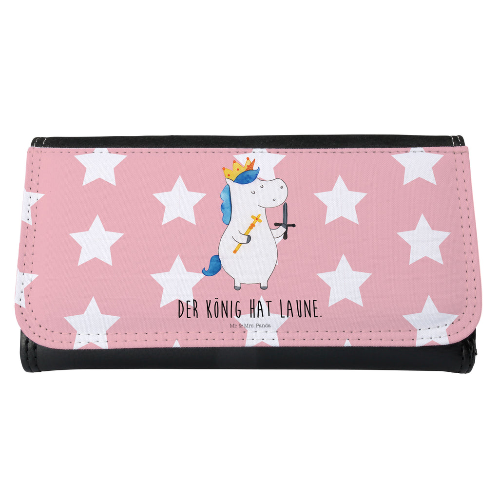 Damen Portemonnaie Einhorn König mit Schwert Portemonnaie, Portemonee, Geldbörse, Damen, Groß, XXL, Geldbeutel, Portemonnaies, Einhorn, Einhörner, Einhorn Deko, Pegasus, Unicorn, König, Ritter, Mittelalter