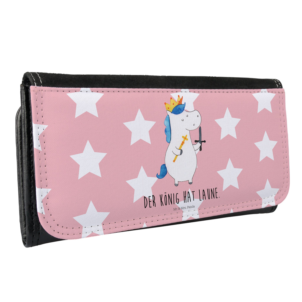 Damen Portemonnaie Einhorn König mit Schwert Portemonnaie, Portemonee, Geldbörse, Damen, Groß, XXL, Geldbeutel, Portemonnaies, Einhorn, Einhörner, Einhorn Deko, Pegasus, Unicorn, König, Ritter, Mittelalter