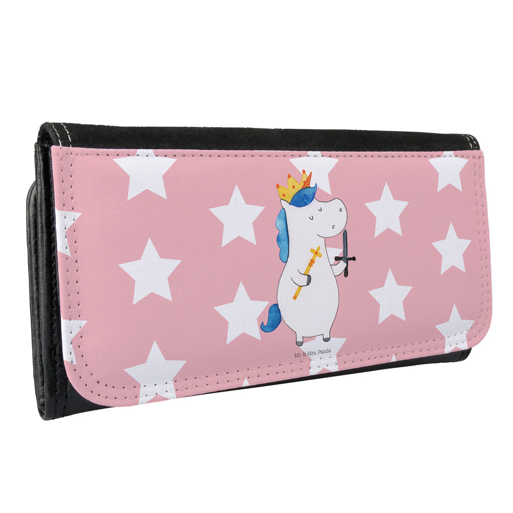 Damen Portemonnaie Einhorn König mit Schwert Portemonnaie, Portemonee, Geldbörse, Damen, Groß, XXL, Geldbeutel, Portemonnaies, Einhorn, Einhörner, Einhorn Deko, Pegasus, Unicorn, König, Ritter, Mittelalter