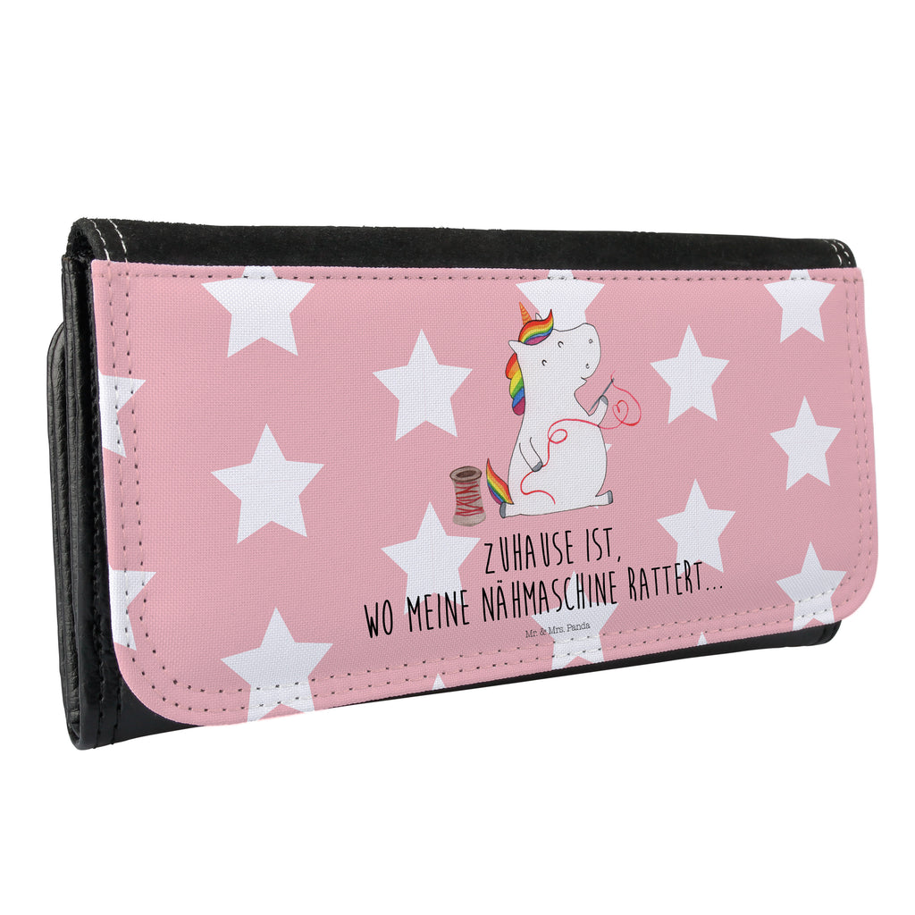 Damen Portemonnaie Einhorn Näherin Portemonnaie, Portemonee, Geldbörse, Damen, Groß, XXL, Geldbeutel, Portemonnaies, Einhorn, Einhörner, Einhorn Deko, Pegasus, Unicorn, Näherin, nähen, Mädchen, Freundin, Häkeln, Stricken, basteln, Nähzimmer