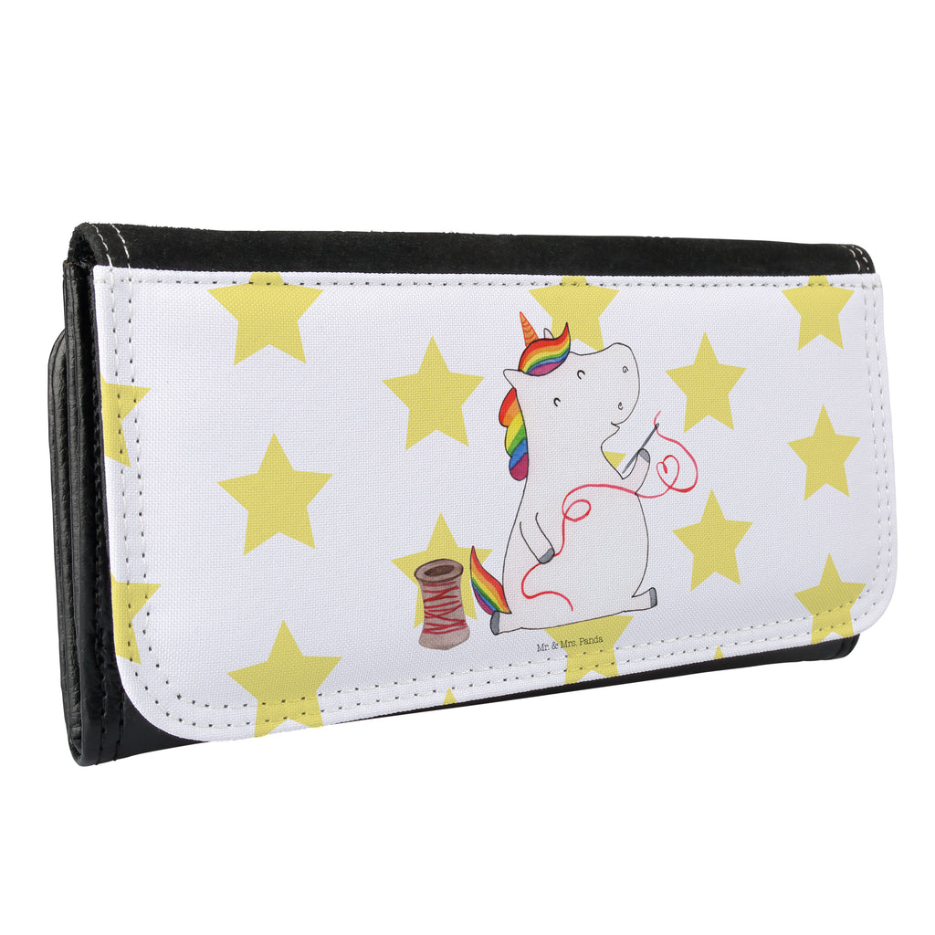 Damen Portemonnaie Einhorn Näherin Portemonnaie, Portemonee, Geldbörse, Damen, Groß, XXL, Geldbeutel, Portemonnaies, Einhorn, Einhörner, Einhorn Deko, Pegasus, Unicorn, Näherin, nähen, Mädchen, Freundin, Häkeln, Stricken, basteln, Nähzimmer