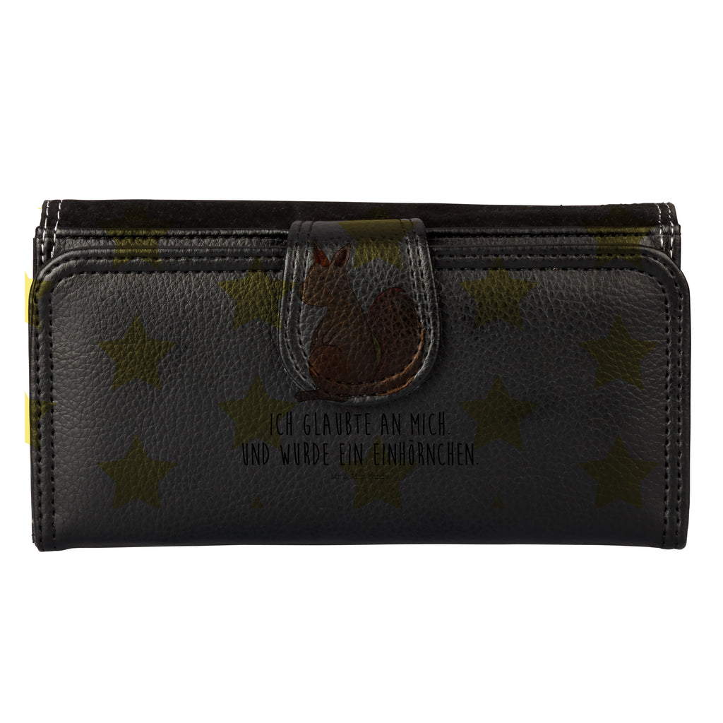 Damen Portemonnaie Einhörnchen Glaube Portemonnaie, Portemonee, Geldbörse, Damen, Groß, XXL, Geldbeutel, Portemonnaies, Einhorn, Einhörner, Einhorn Deko, Pegasus, Unicorn, Einhörnchen, Eichhörnchen, Eichhorn