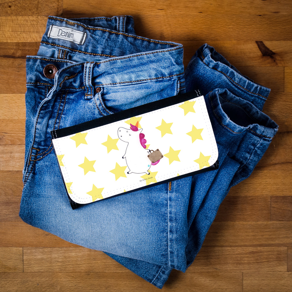 Damen Portemonnaie Einhorn Koffer Portemonnaie, Portemonee, Geldbörse, Damen, Groß, XXL, Geldbeutel, Portemonnaies, Einhorn, Einhörner, Einhorn Deko, Pegasus, Unicorn, unicorn, Koffer, Verreisen, Reise, Gepäck, Abenteuer, Erwachsen, Kind, albern, Spaß, lustig, witzig