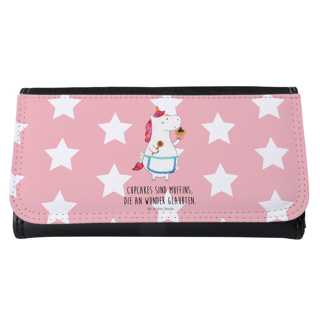 Damen Portemonnaie Einhorn Küchenfee Portemonnaie, Portemonee, Geldbörse, Damen, Groß, XXL, Geldbeutel, Portemonnaies, Einhorn, Einhörner, Einhorn Deko, Pegasus, Unicorn, backen, Muffin, Motivation, Träumer, träumen, Bäckerin, Hobbykoch, Koch, Torte, Kuchen